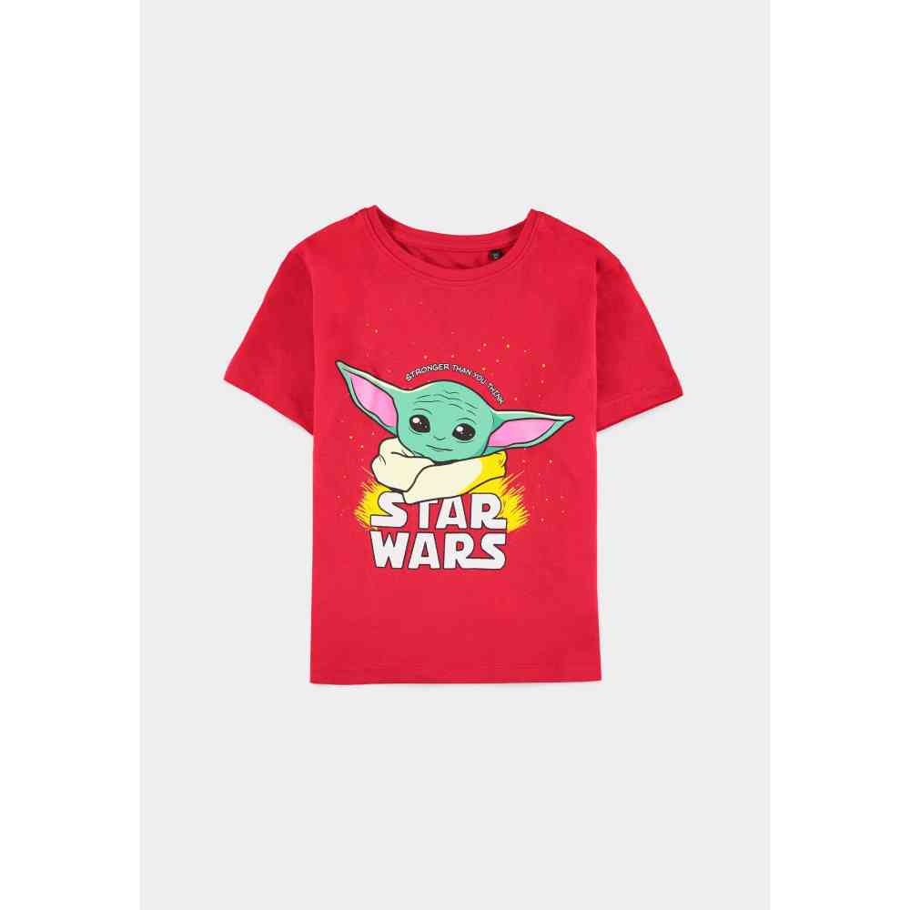 Disney Star Wars - Grogu Kinder Tshirt - Rood
